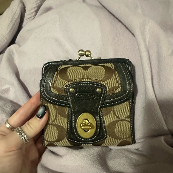 Coach Handbags - Vintage Coach 65th anniversary Gigi wallet. Very spacious yet small.